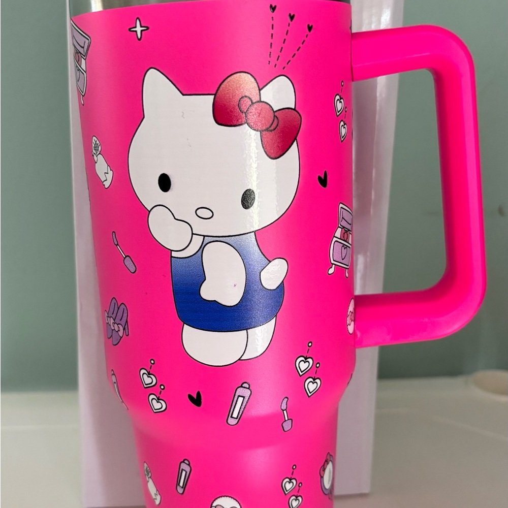 Hello Kitty Pink Travel Mug
